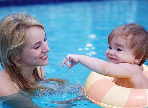 Miniatura 5 de Anillo de natación para niños, flotadores inflables de piscina, tubo de natación, balsa de juguete con frutas, decoraciones de sirena, verano, agua,