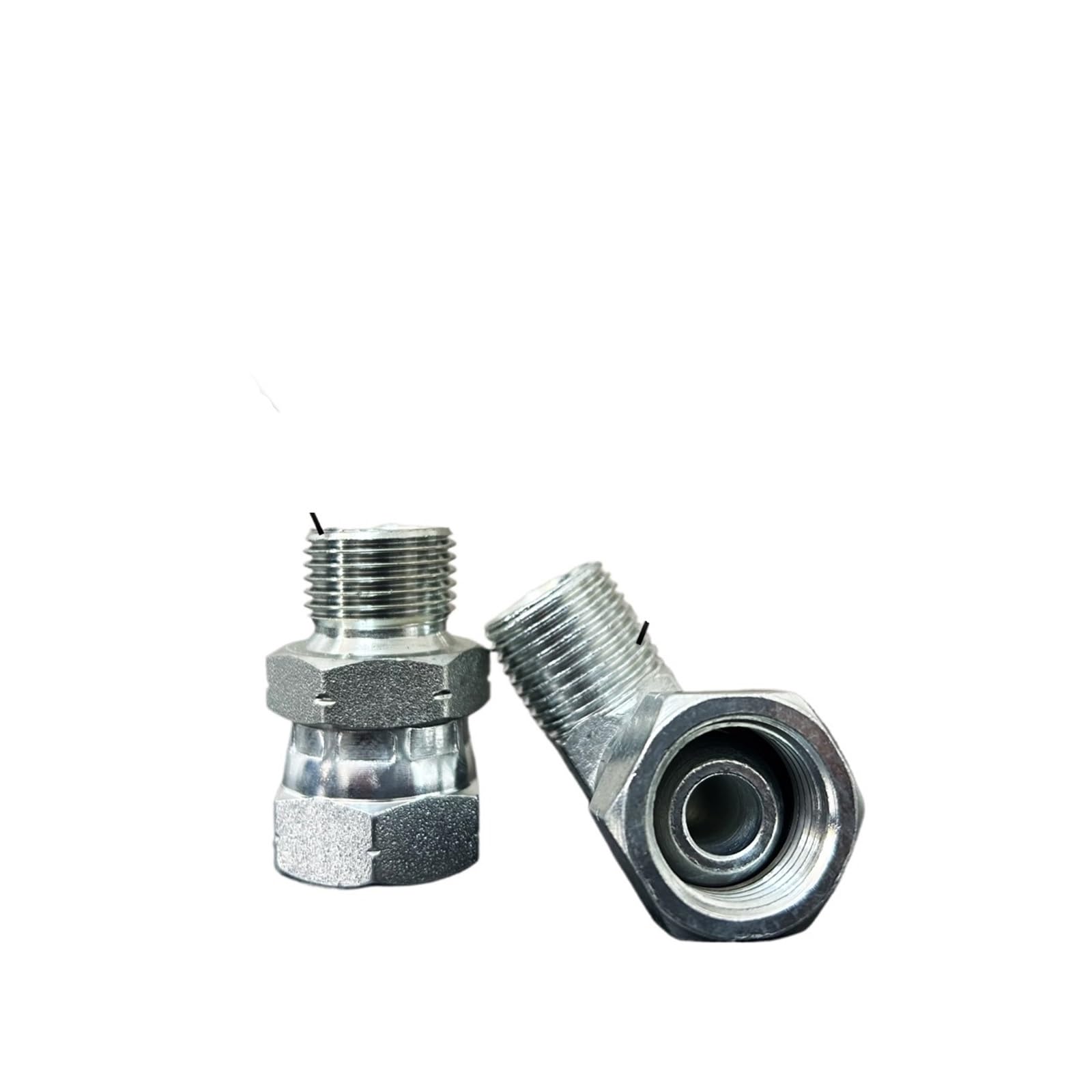 2B/2B9 tubería británica G rosca recta 1/8 "1/4" 3/8 "1/2" BSPT 60 grados cono codo recto junta de tubería de aceite hidráulico(2B,1-1/2")