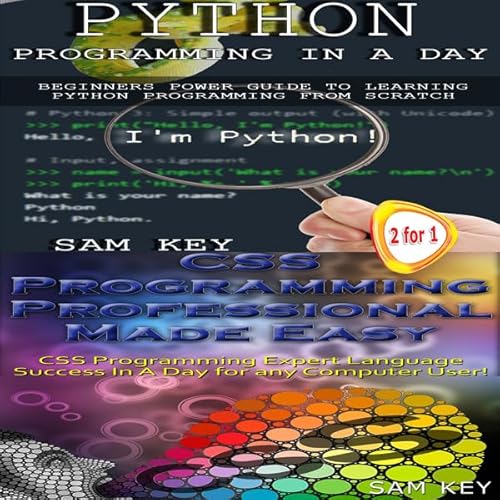 Couverture de Python Programming in a Day & CSS Programming Professional Made Easy