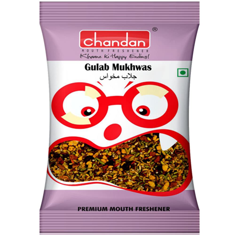 Chandan Mouth Freshener Gulab Mukhwas | 100g | Contains Rose Flavoured Mukhwas from Rose Petals (Pack of 3) (B08WLQDD3R) Amazon Price History, Amazon Price Tracker