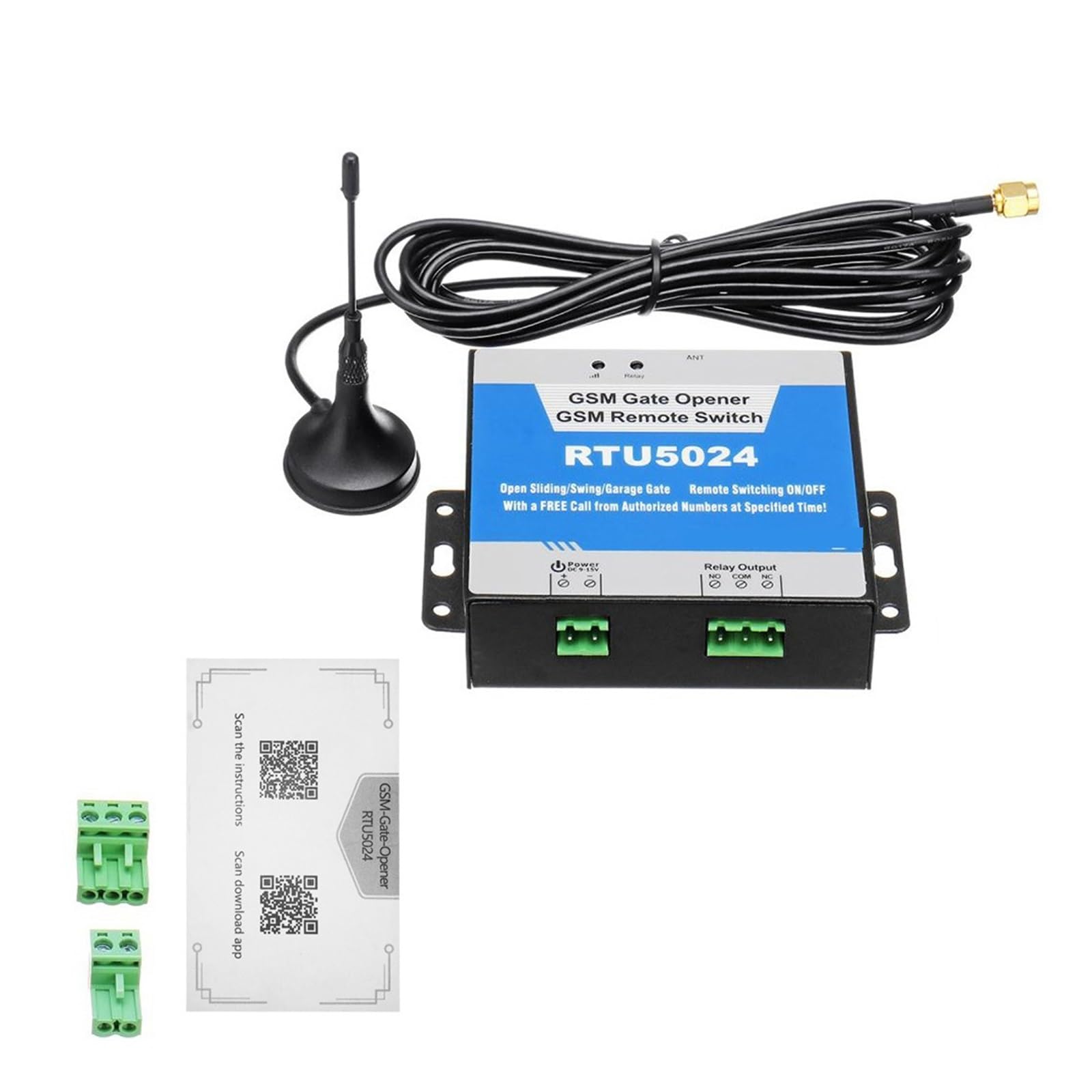Zestaw do otwierania bramy GSM zdalny włącznik/wyłącznik bezpłatne połączenie obsługa poleceń SMS 850/900/1800/1900 MHz