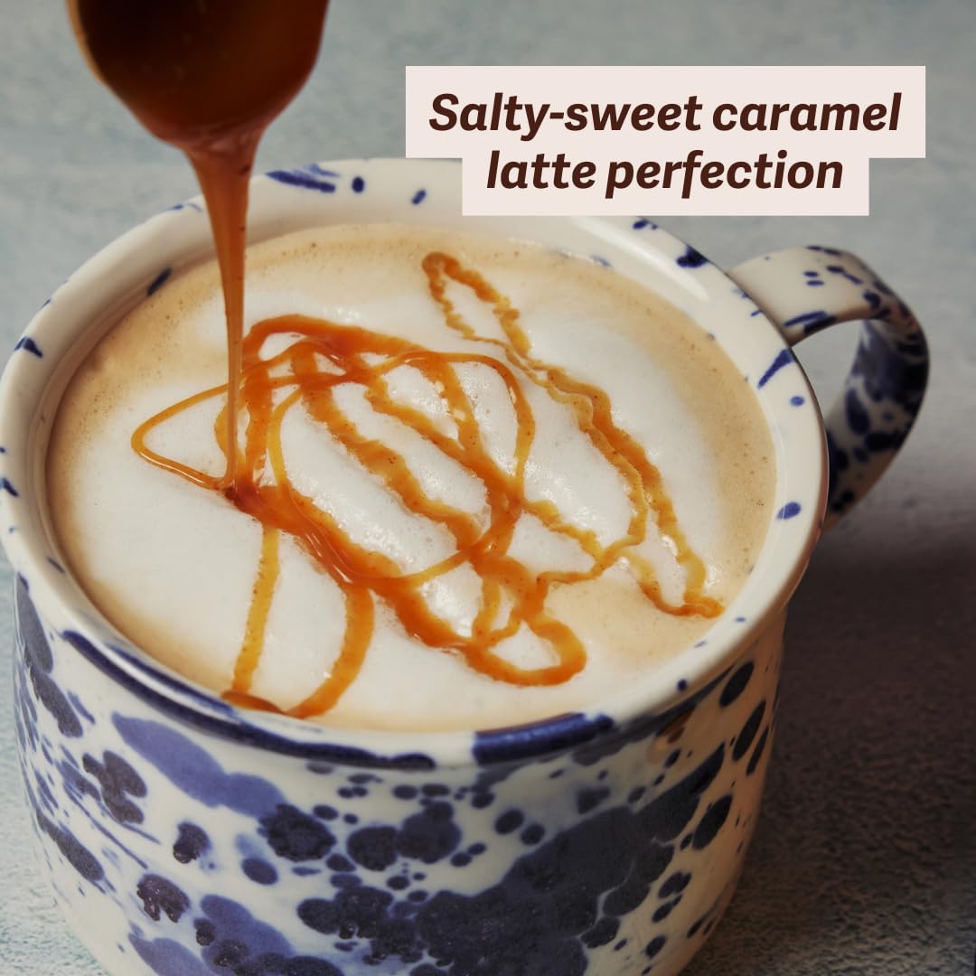 Coop's Salted Caramel Sauce: Rich and Buttery, Gourmet, All Natural, Handcrafted, Gluten Free, Non-GMO, Ice Cream Toppings, Desserts, 6-Pack, 10 Ounce Each
