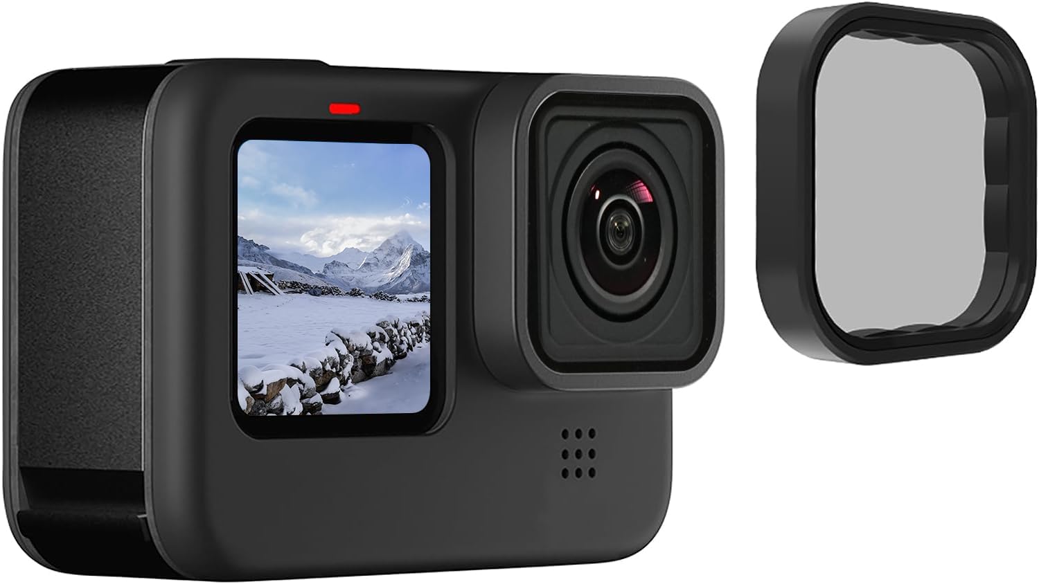 TELESIN Polarizing Filter for GoPro Hero 12 Hero 11 Hero 10 Hero 9 Black, CPL Circular Polarizer Filter Lens Protector for Go Pro 12 11 10 9