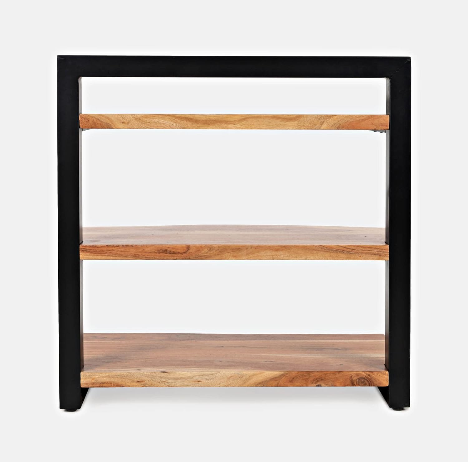 Jofran Nature's Solid Acacia Live Edge Bookcase, 3 Shelf