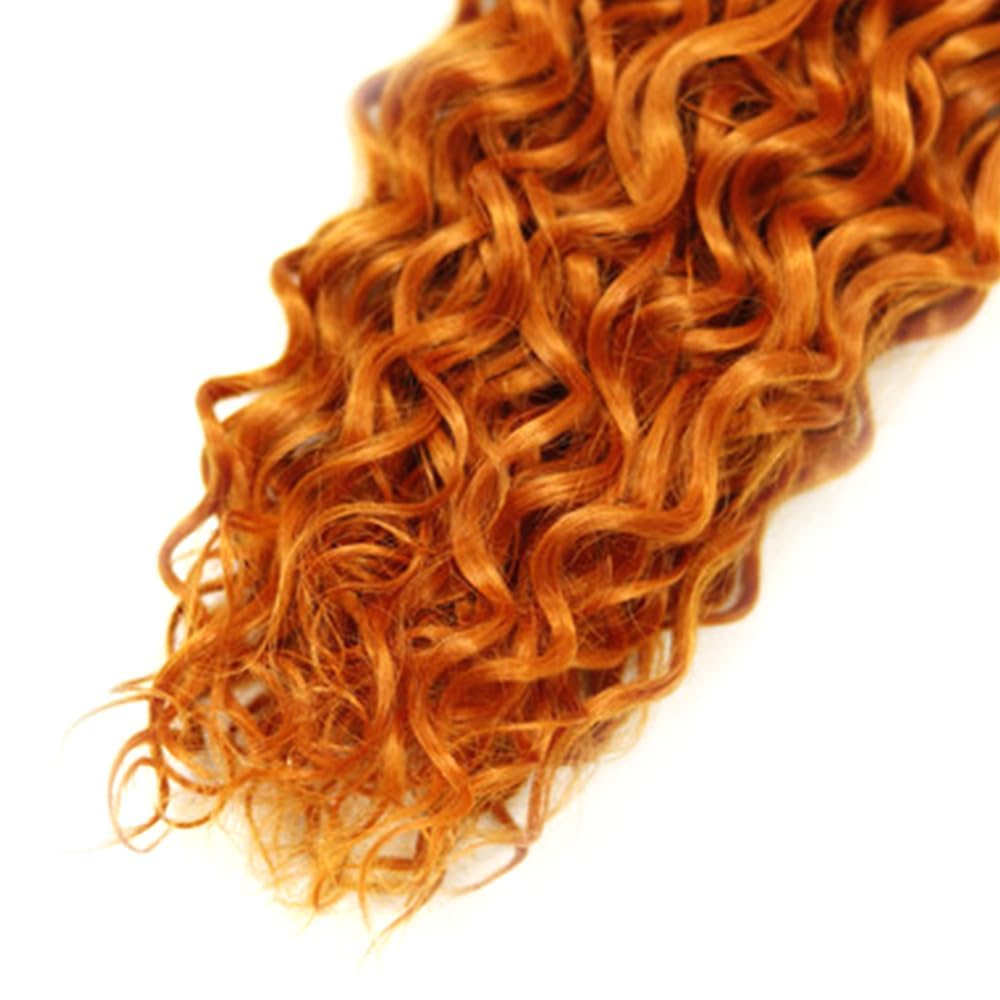Bundles Human Hair 16 18 20 Inch Water Wave Orange Ginger Bundles Unprocessed Raw Brazilian Virgin Remy Quick Weave for Black Women
