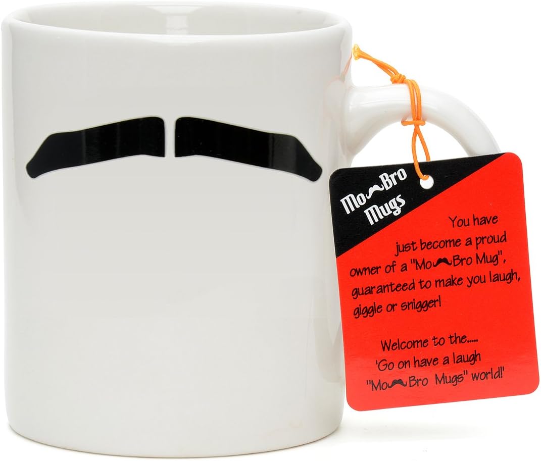 Mad Mugs I'm a Twat Mo Bro Moustache Mug