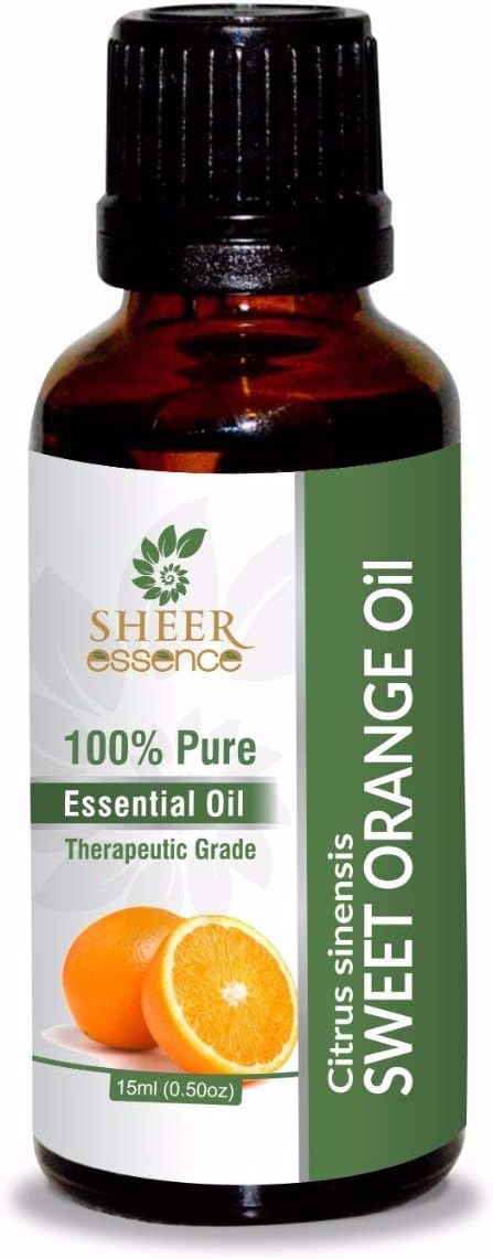 Sweet Orange Oil (Citrus Sinensis) Essential Oil 100% Pure Natural Undiluted Uncut Therapeutic Grade Oil 33.81 Fl.OZ