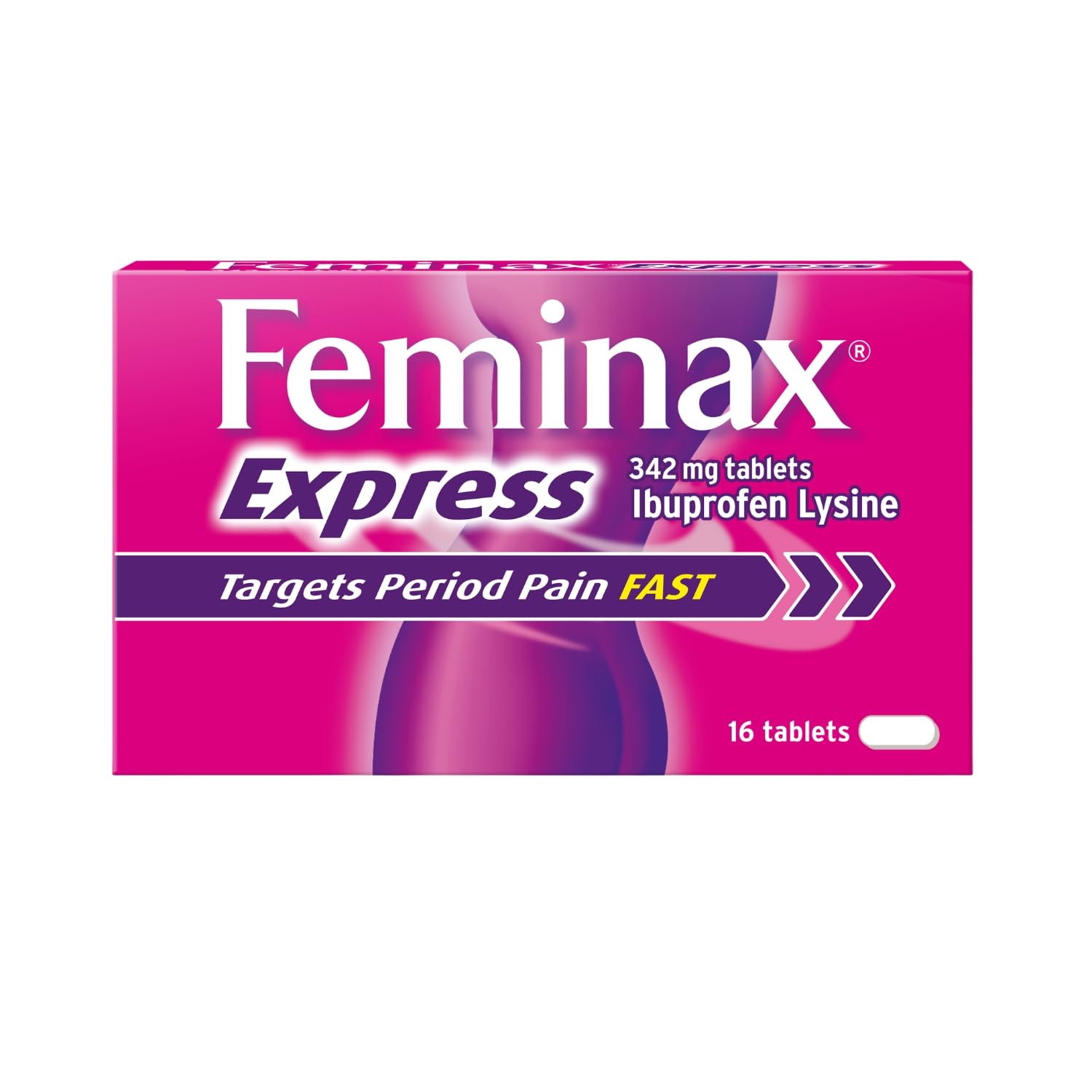 Feminax Express Period Pain Relief Tablets, 16 Pack