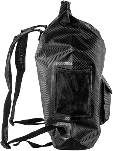 Miniatura 2 de YakAttack Mochila impermeable Dry Bag de 20L - Negro  Mochila impermeable enrollable para hombres y mujeres  Bolsa seca para kayak, senderismo,