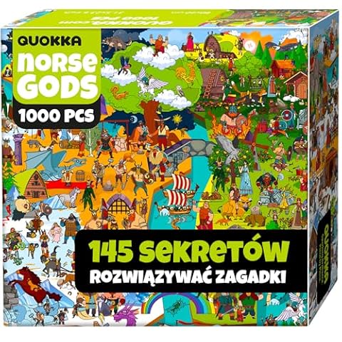 Puzzle 1000 Elementów dla Dorosłych - Mythories Bogowie Nordyccy
