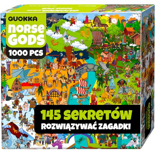 Puzzle 1000 Elementów dla Dorosłych - Mythories Bogowie Nordyccy