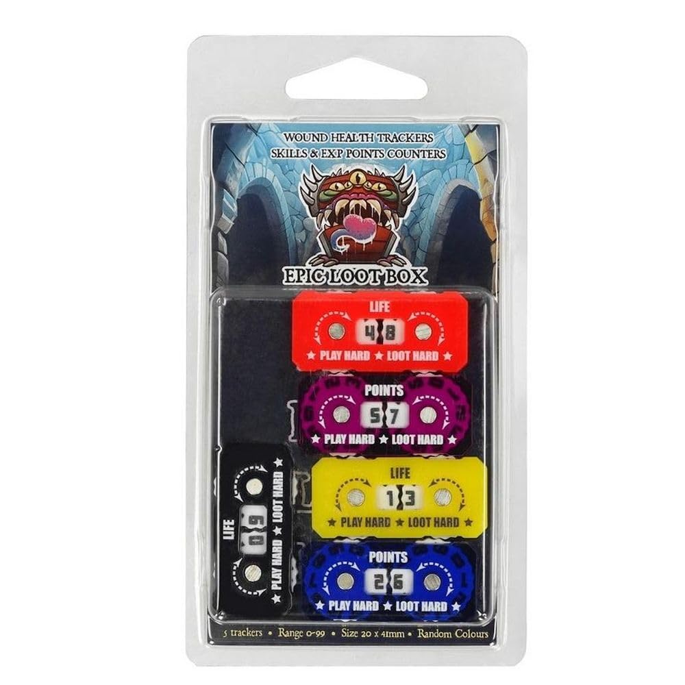 Trackers Counters Range 0-9 20Mm Random Colours Polska Gra Akcesoria Do Gier Polish Board Game Po Polsku