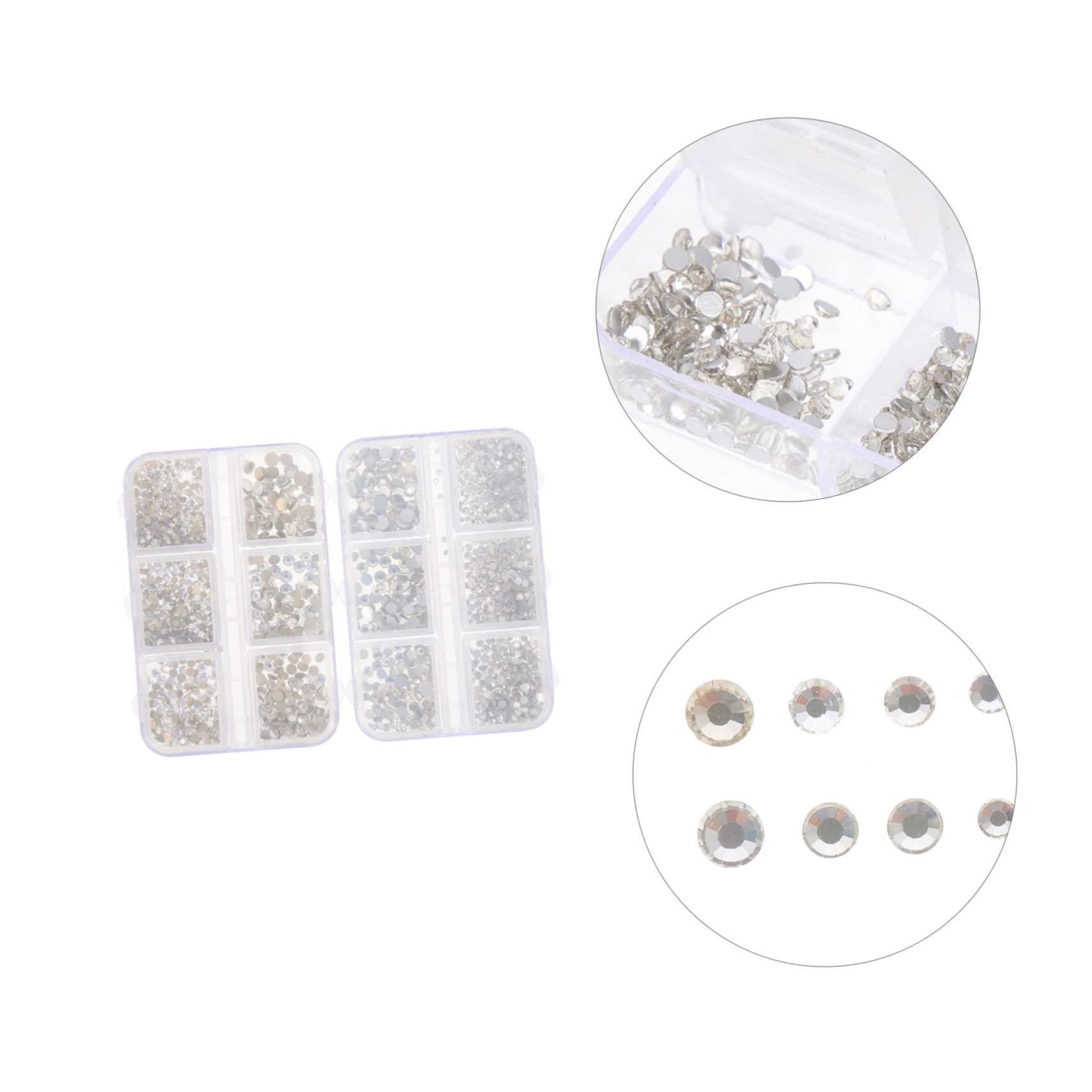 SHERCHPRY 5 Set Accessori Per Nail Art Con Strass Unghia Gemme Di Nail Art Rosa Gemme Per Unghie Carino Ab Decorazioni Unghie Ciondolo Per Unghie Fai Da Te Strass Per Nail Art Pp 2 Scatole*5