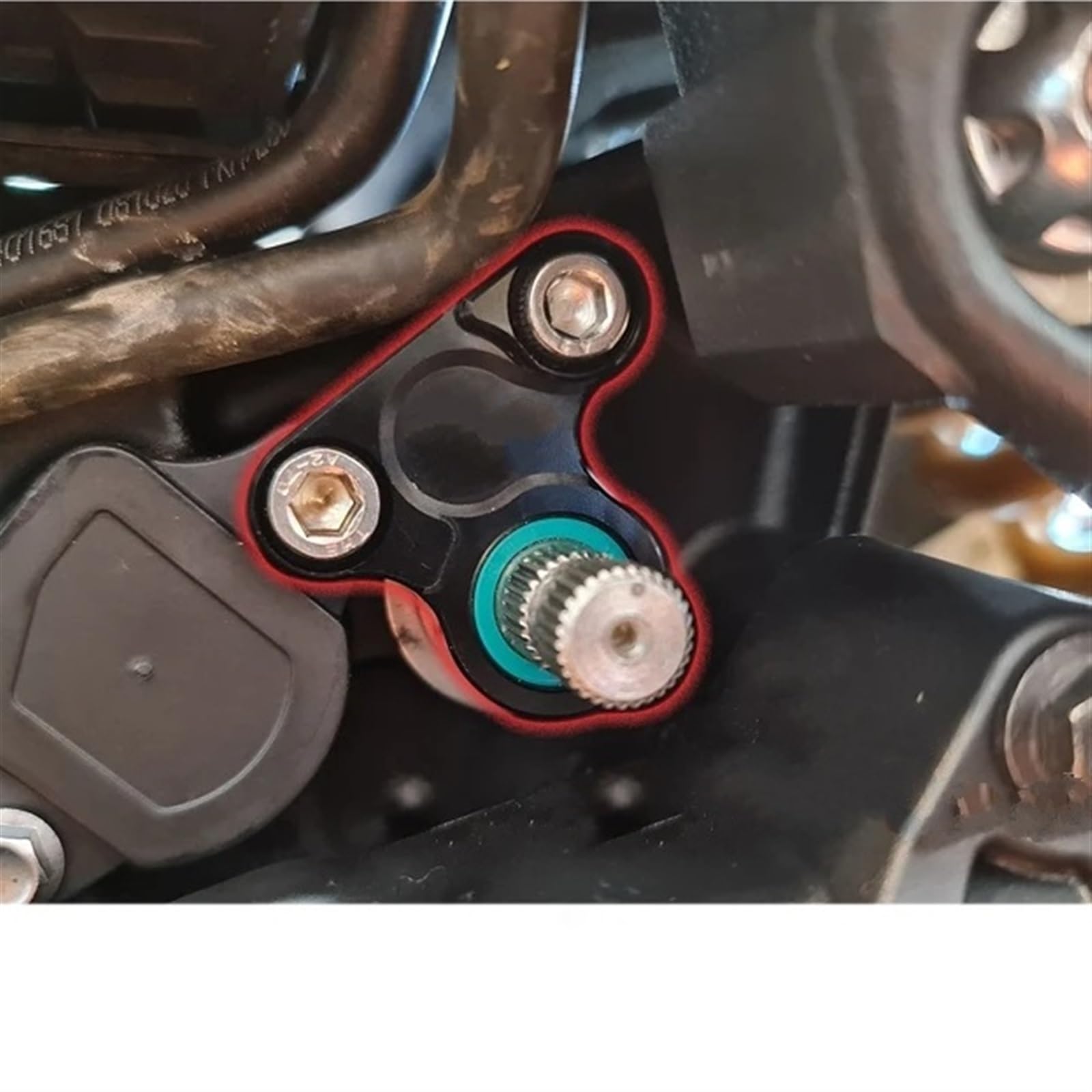Stabilisateur de Changement de Vitesse Accessoires Support Changement Vitesse pour Triumph pour Speed ​​Triple 1200 RR 1200 RS 1200 2021-2024 Support De Stabilisateur De Levier De Vitesse(Red)