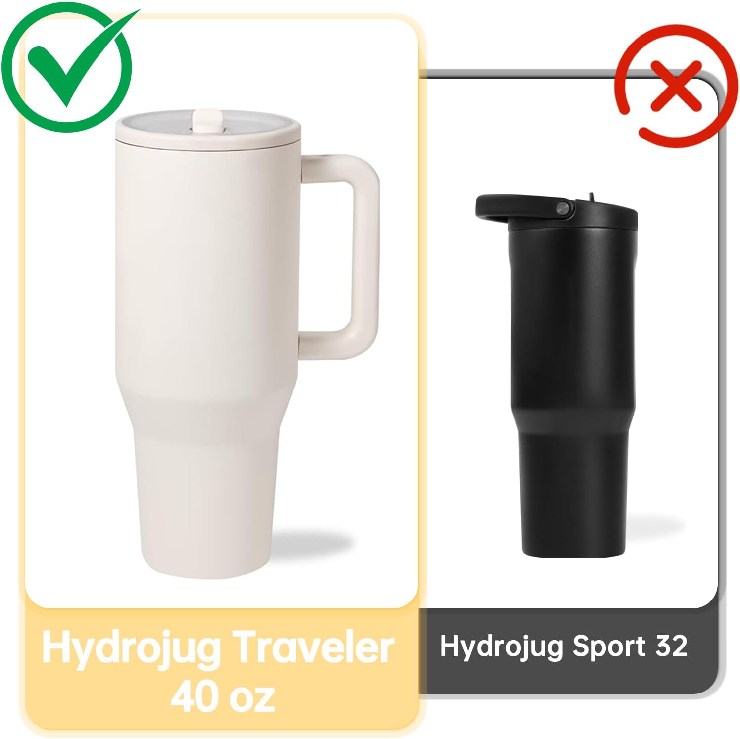 Straw Replacement Compatible with HydroJug, Replacment Straw designed for HydroJug Traveler with Flip Straw, Straw used for HydroJug 40 oz, Accessories Set Include 6 Straws and 1 Cleaning Bursh - Image 3