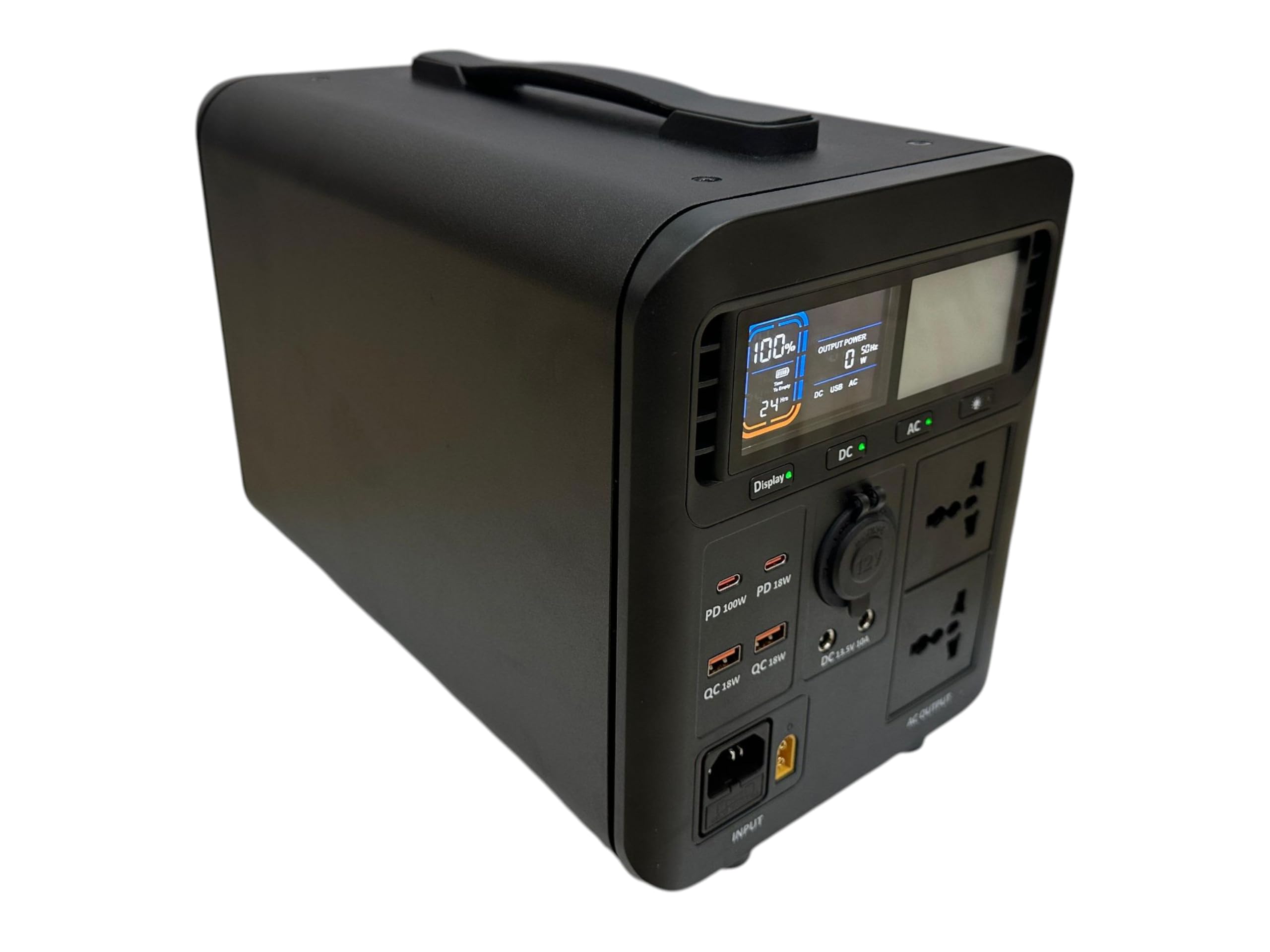 POWER HUB-K700-700 Watts Portable Power Station 672Wh LiFePO4 Battery|Pure Sine Wave | Fast Charging | 230V - 50Hz India Voltage | For Outdoor Use & Home Backup|Solar Ready for Home/Camping/RV-image-10