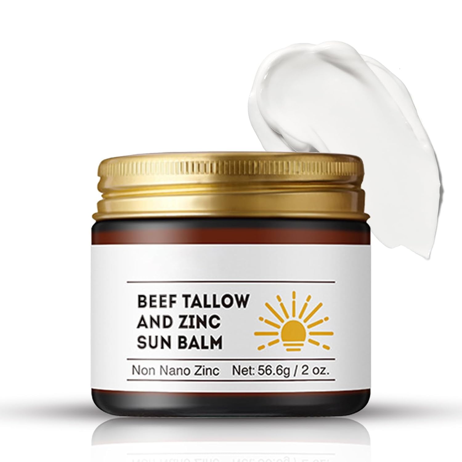 Azonee Tallow And Zinc Sunscreen,Tallow Sunscreen for Face and Body,Tallow Moisturizer for Daily Use, Tallow Balm for Face Skincare, Instant Sunscreen Tallow for Skin