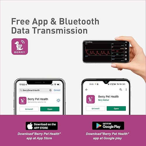 Miniatura 7 de Almacenamiento de datos de la aplicación gratuita Veterinaria portátil AM1000A-Vet, medidor de saturación de oxígeno en sangre y frecuencia cardíaca
