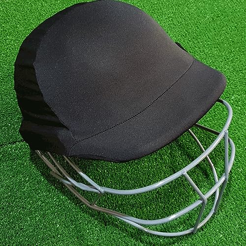 Image of Cricket Helmet Cover, Helmet Clads, Protection from Ball Scratches and dust Suitable for Large & Medium Size (Black)
