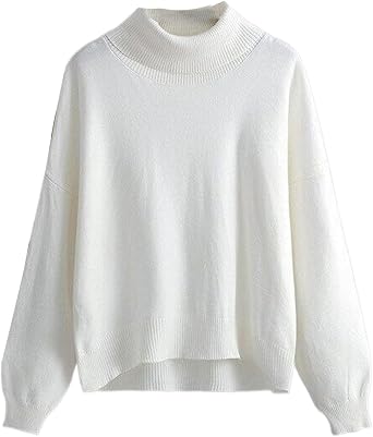Turtleneck Sweater Women Pullovers Autumn Winter Thick Warm Pullovers Tops Casual Loose Knitted Jumper Female