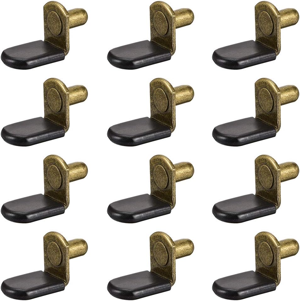 uxcell Shelf Support Peg,6mm LShaped Support, Furniture