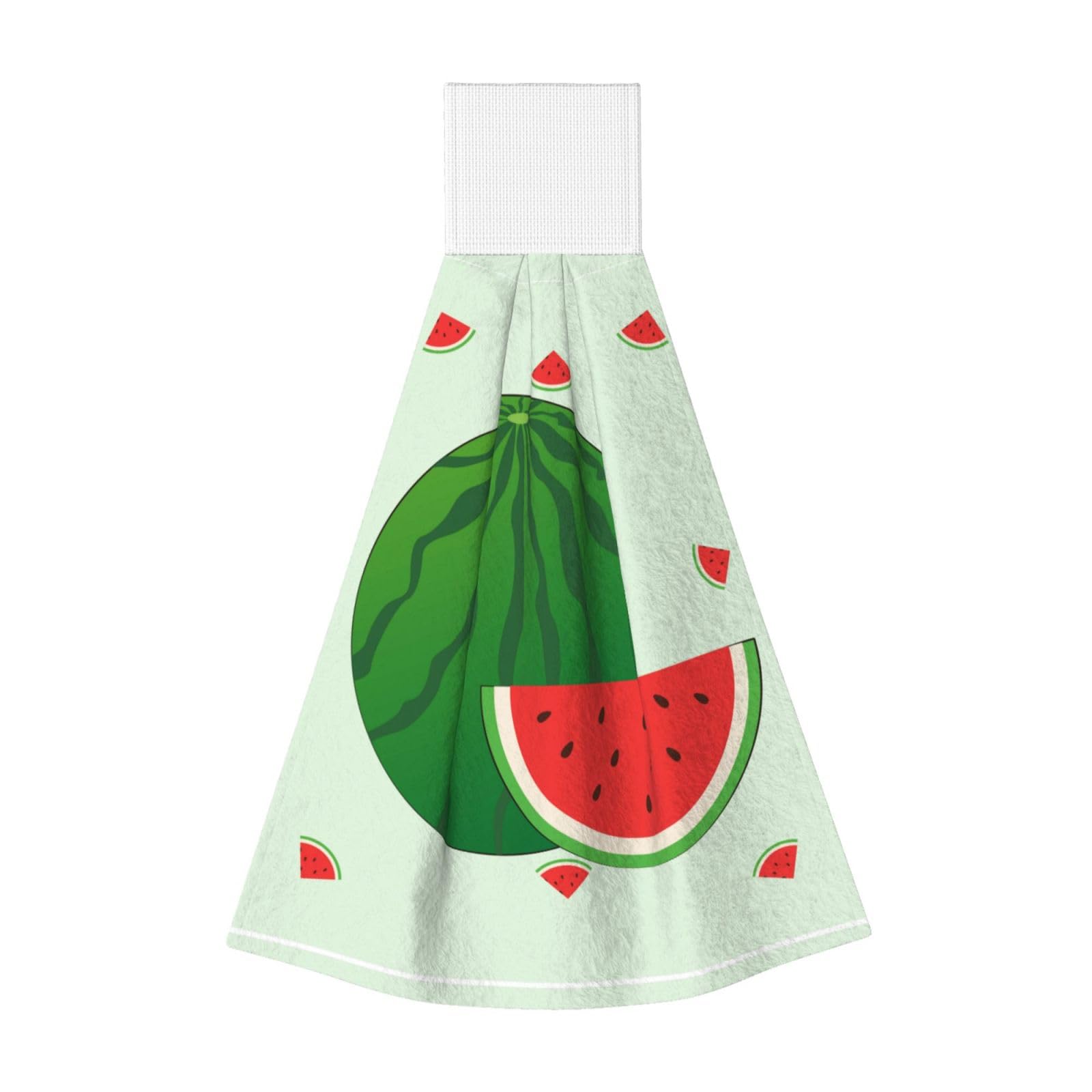 cartoon watermelon Highly Absorbent Dish Towels Soft Coral Fleece Wipe