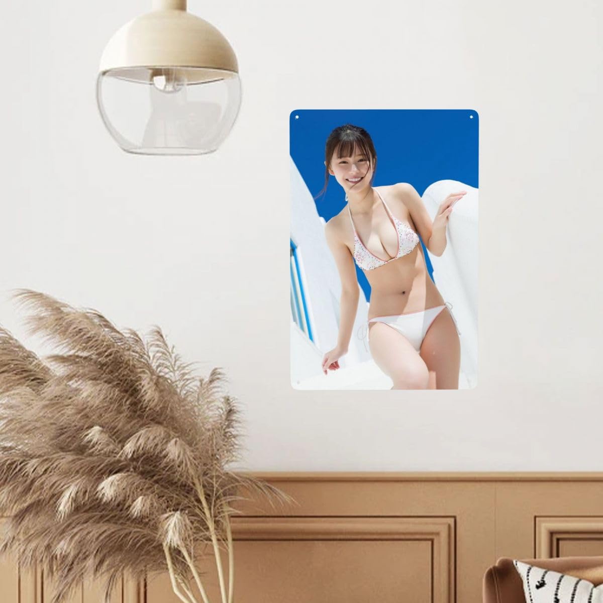 Amazon.co.jp: ブリキの絵 浅倉唯 椛島光 ブリキ看板 金属ポスター