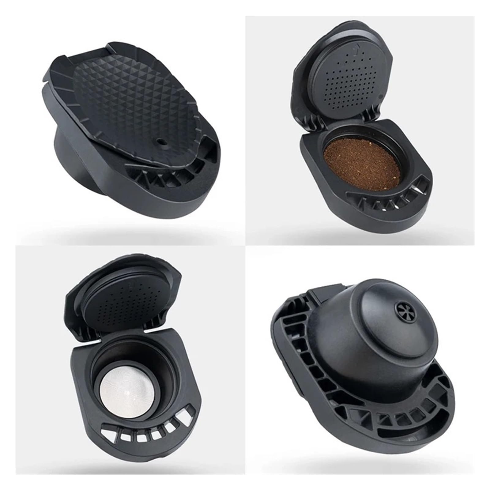 Adaptador De Cápsula Reutilizable De Repuesto, Conversión De Cápsula De Café Compatible Con Genio S Piccolo XS Machine Coffee Accesso, Compatible Con Dolce Gusto