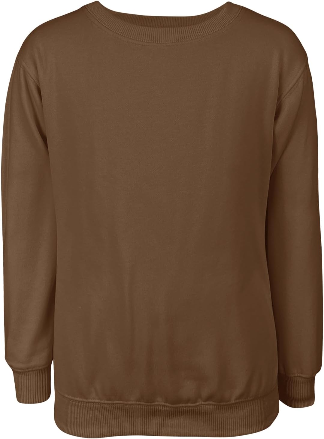 Fanway&EC Girls Casual Crewneck Sweatshirts Long Sleeve Cute Pullover Oversized Lightweight Fleece Tops - Image 4