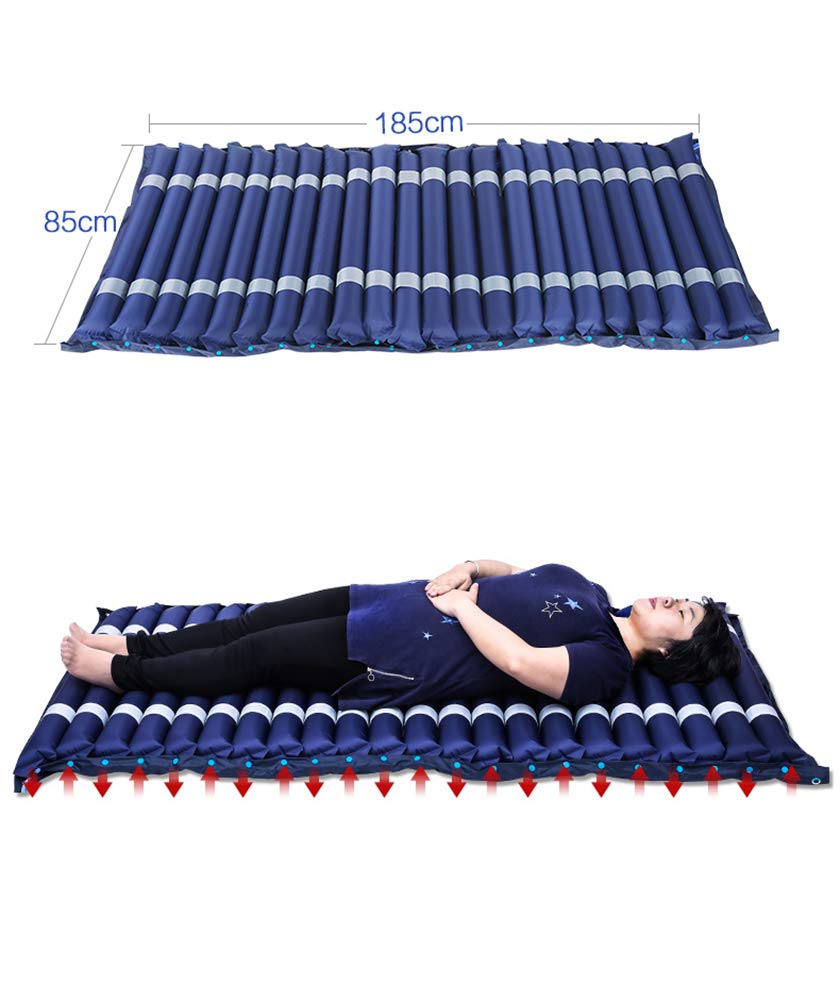GHzzY Sistema de colchón y Bomba de presión alterna - Almohadilla Inflable de Aire para decúbito y úlceras - Colchón de presión Anti escaras
