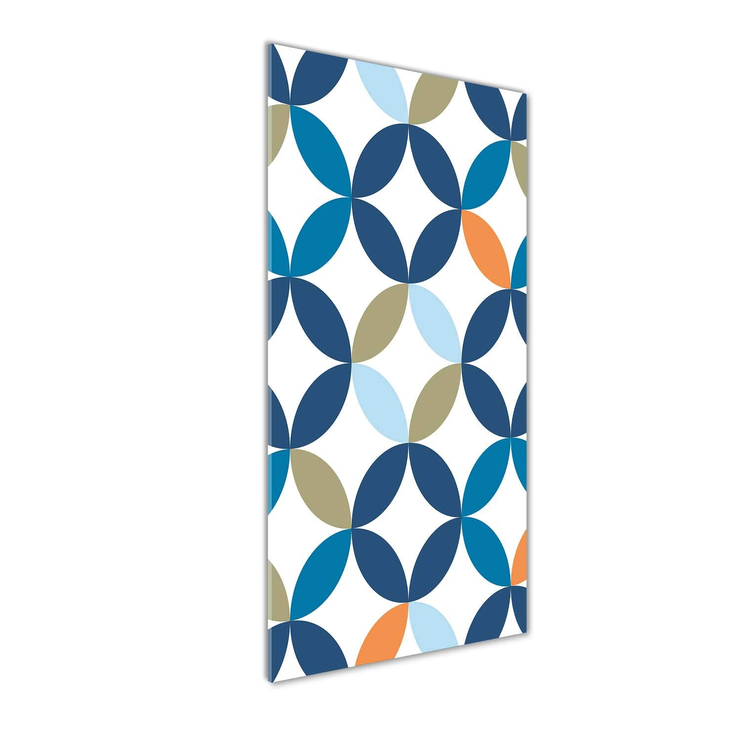 Image sur verre acrylique Tulup tableau mural bleu salon moderne