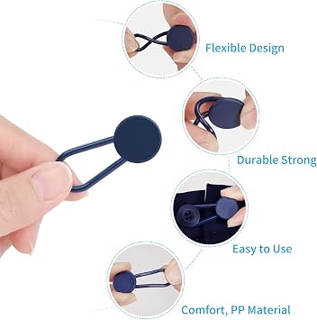 Ceryvop 12 PCS Button Extenders for Jeans, Pants - Waist Extenders for Women & Men, No Sewing Instant Waistband Extension 1-1.8 Inches
