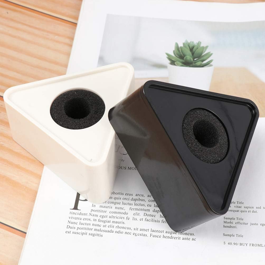 TOYANDONA Microphone Triangular Interview Mic Microphone Logo Flag Station for Studio Equipment 2pcs (Pattern 4) - Image 3