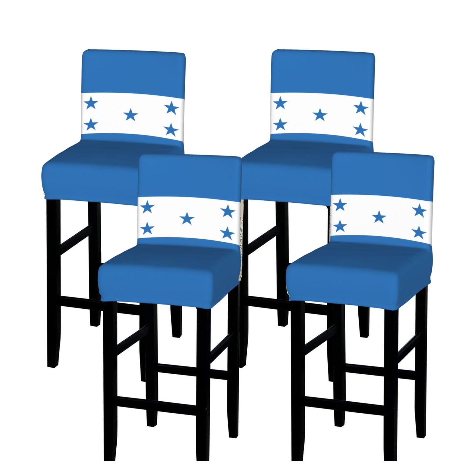 SXZVVBN Flag of Honduras Stretch Bar Stool Covers Dining Seat
