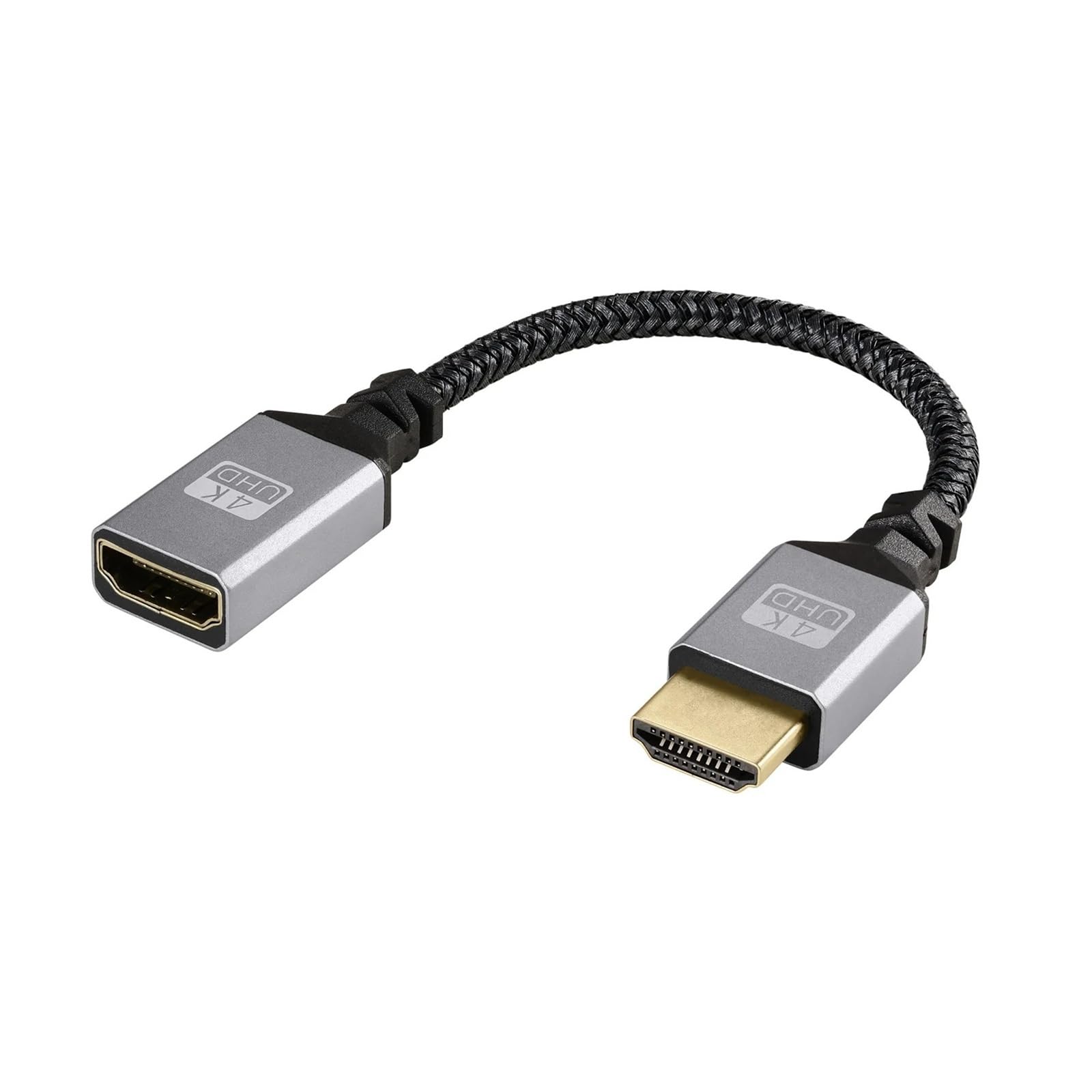 Cavo Di Prolunga Angolare HDMI 4K Maschio-femmina Da 15 Cm - Funziona For Display, Supporta Hot Swap(Straight)