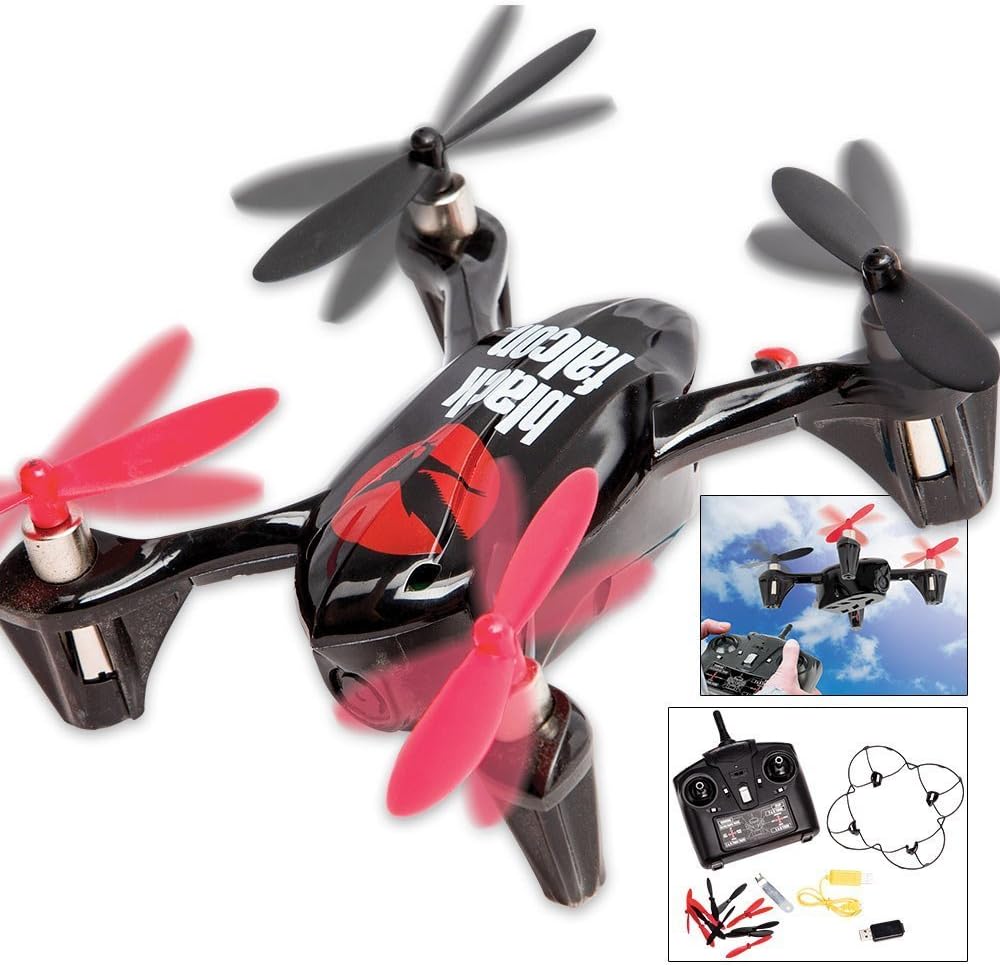 Jobar Black Falcon Spy Drone with Aerial-view Surveillance