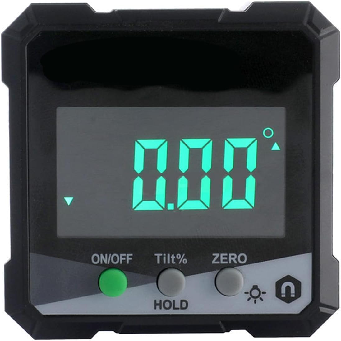 Digital Angle Finder Protractor Tool, 0.05° High Precision Inclinometer with LCD Display Screen, 4 * 90° Measuring Range and Support Auto-Rotation for Woodworking Construction Carpentry