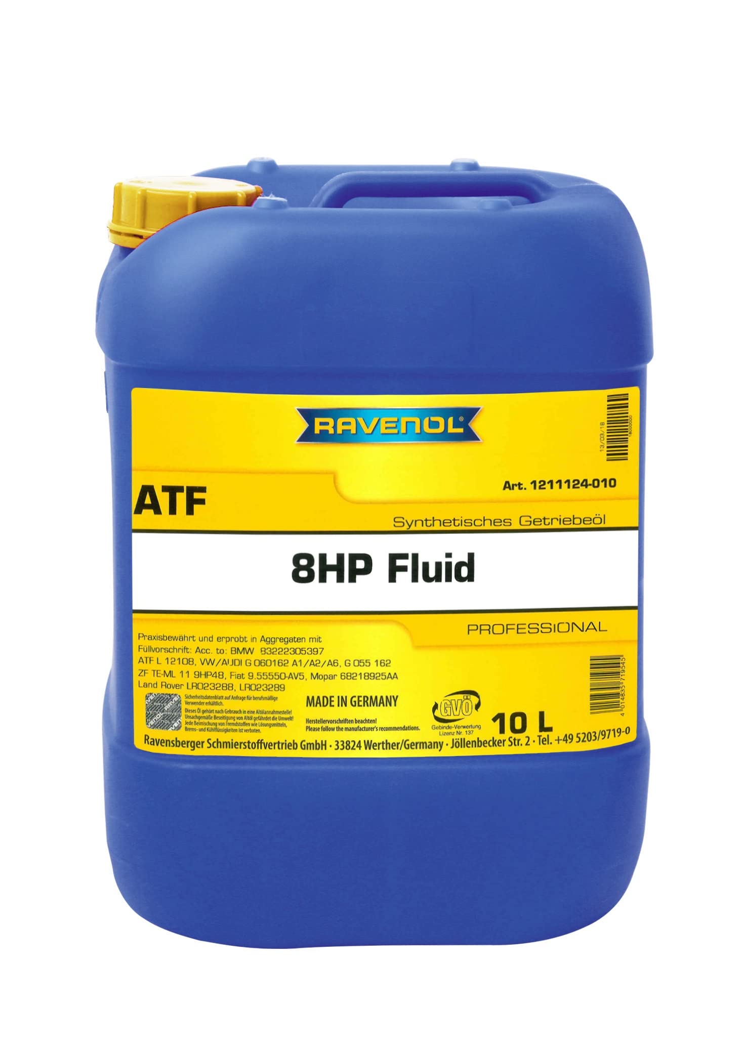 RAVENOL ATF 8HP Fluid