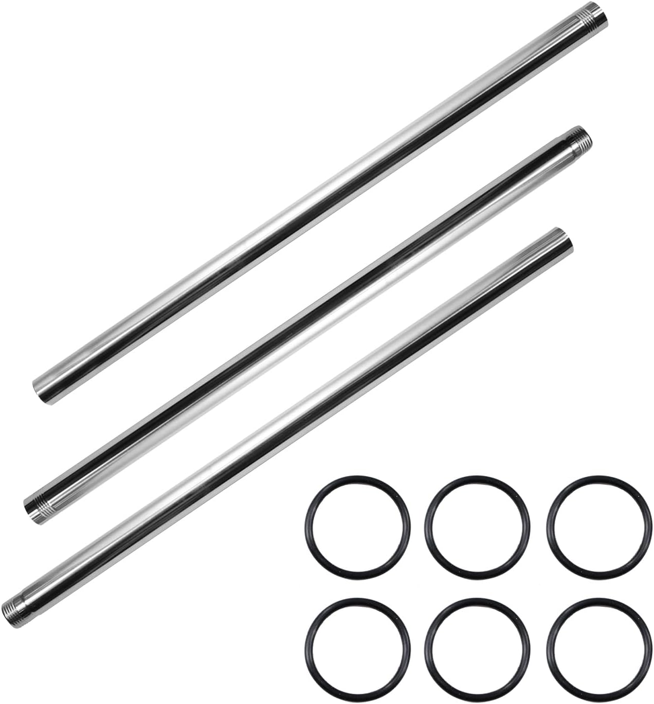 MagicLine Backdrop Poles,10ft/3m Stainless Steel Crossbar for Electric Motorized & Manual Studio Roller Background Support System, Crossbar for Backdrop Stand-Applicable to Home Photo Video