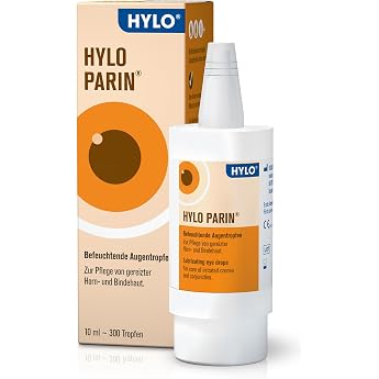 Hylo Parin eye drops in dry eyes with hyaluronic acid and heparin, 10 ml | Eye moisturisation with hyaluronic acid and hepari