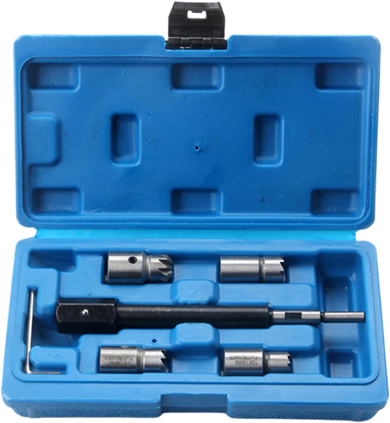 Injector Cleaner Kit - Injector Seat Cleaning Set, Multifunctional Set Of 6 Reamers, Precision Engine Maintenance Tool | Garage Service Use For Marine Motorcycle Lawnmower Racing Mechanic Repair Tasks