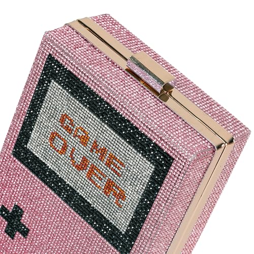 Image of Women Retro Crossbody Bag Rhinestone Fun Unique Evening Clutch Purses for Women