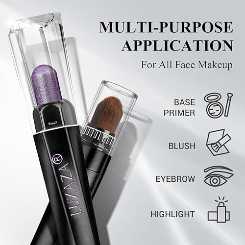 Miniatura 6 de Juego de 10 barras de sombra de ojos, profesional de larga duración, color morado crema, sombras de ojos, abrillantador, lápiz de lápiz de