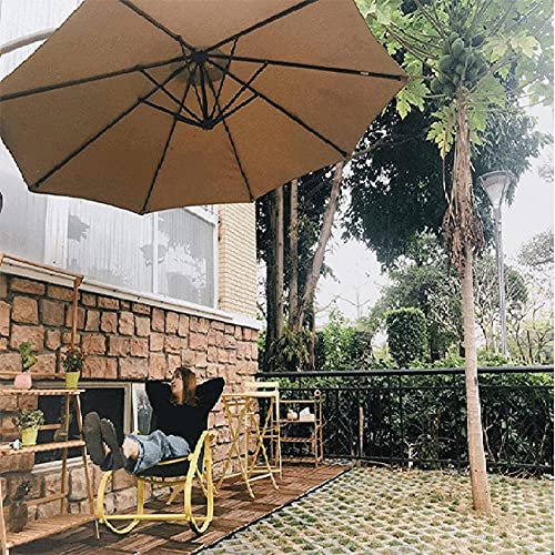 Wood Interlocking Flooring Tiles Deck Tiles 8Pcs Solid Wood Flooring Tile,Decking Tiles, Patio Deck Tiles Interlocking Floor Waterproof Antiseptic Diy Spliced Tile Chihen210702 #TOP6