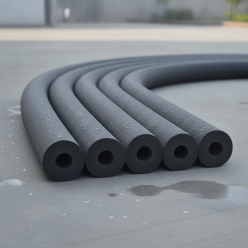 Rohrisolierung Schaumstoff, Heizungsrohr Verkleidung bis 85℃, Flammhemmend & Wasserdicht, Für Klimaanlagen-Kupferrohre, Innendurchmesser 10MM*Dicke 9MM, 1.7 Meter Länge
