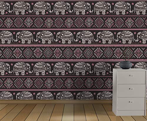 Image of DECOR PRODUCTION Self Adhesive Wallpaper Wall Sticker for Home Decor, Living Room, Bedroom, Hall, Kids Room, Play Room (PVC Vinyl, Water Proof 10 sq.ft) 16x90 Inches Each Strip