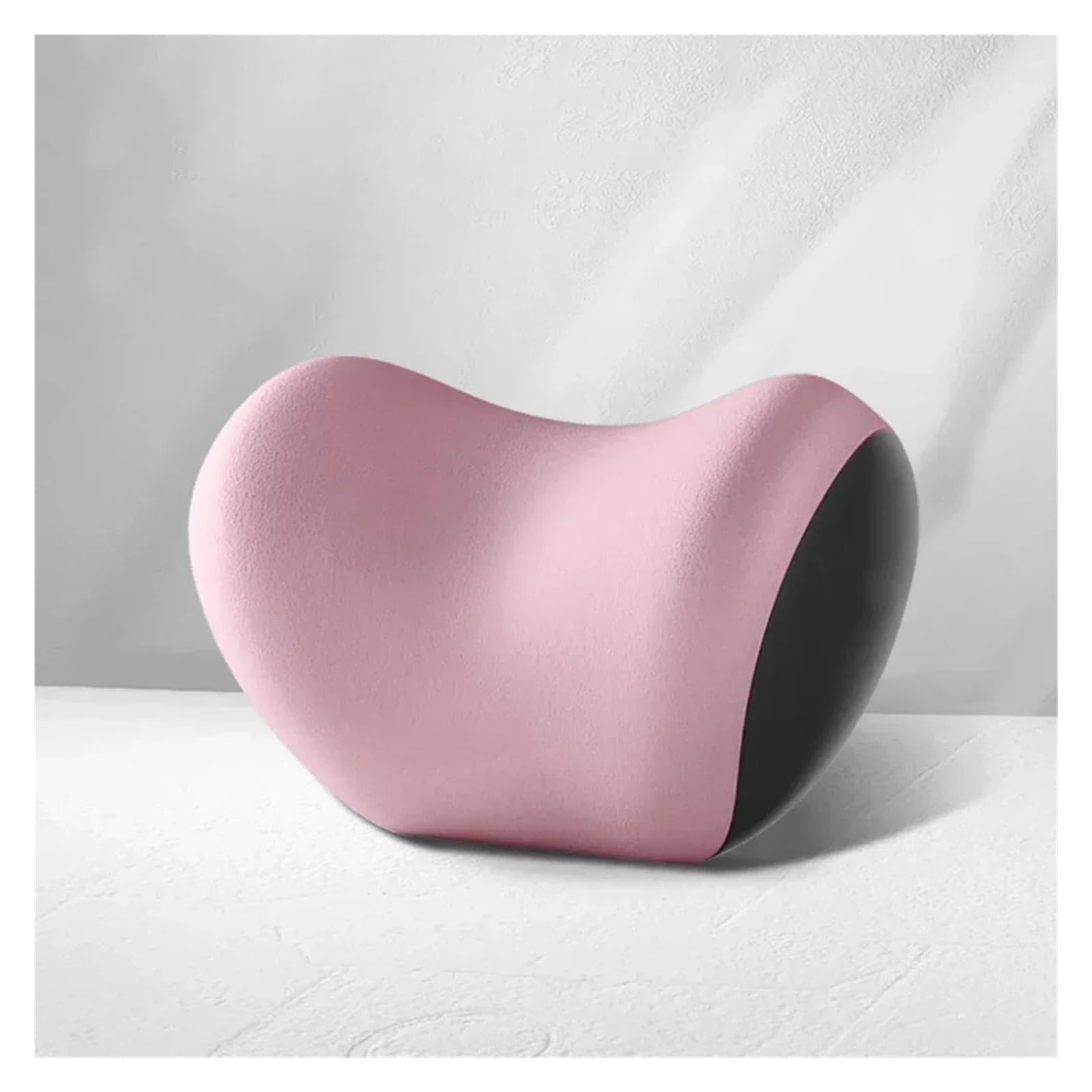 Lspbfkq Car Trim Interior Car Universal Headrest Lumbar Memory Foam Cervical Support Backrest Pillow Office Interior(Pink Headrest)