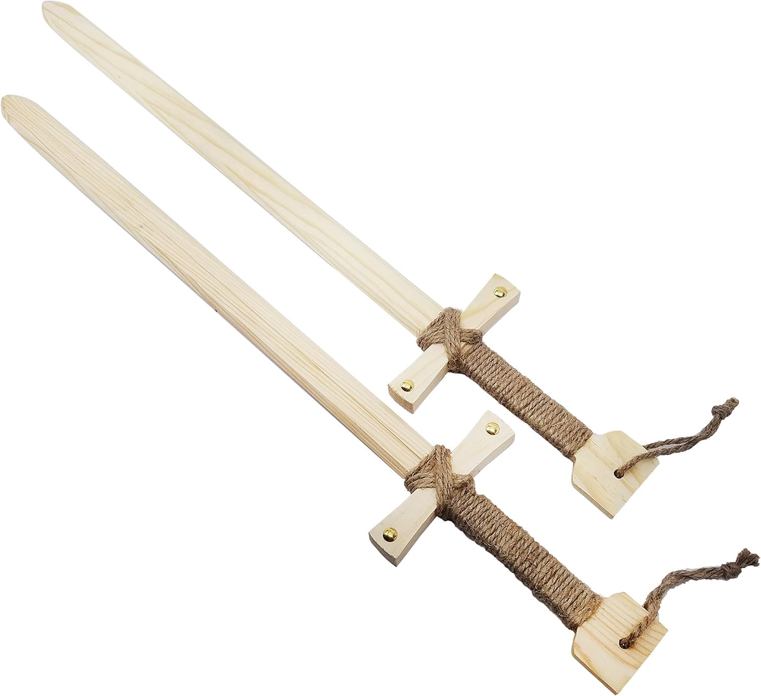 starhandicraftstraders 2-Pack - Wooden Toy Sword - Knights of The Round Table Style - Handmade - Lightweight Wood Toy Swords Set for Outdoor Play (B0D9P3MHPG) Amazon Price History, Amazon Price Tracker