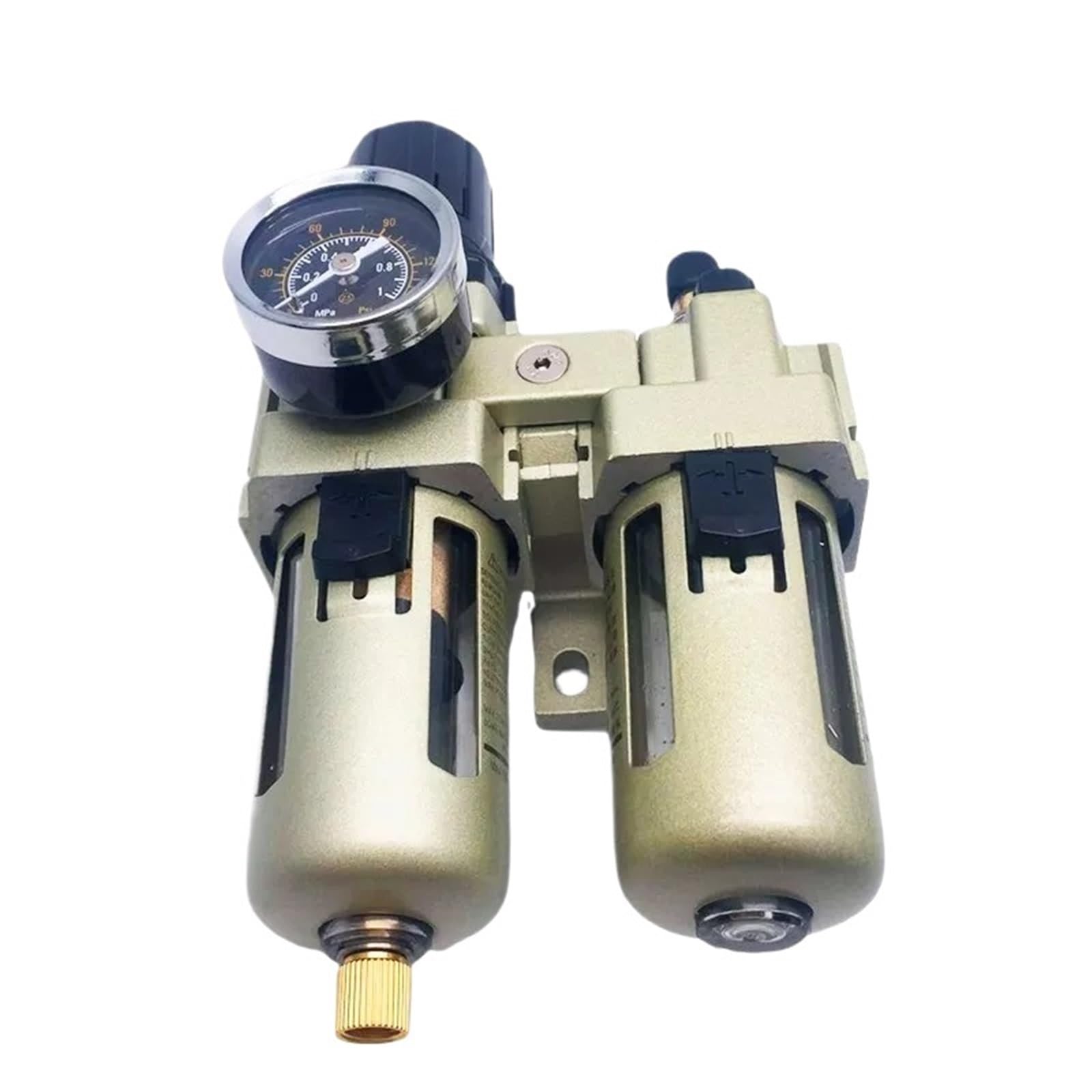 Filtr-regulator sprężarki powietrza, Zawór regulacyjny sprężarki powietrza Separator oleju i wody Filtry AC4010-04 G1/2 AC4010-06 G3/4(AC4010-06,Fiber core)