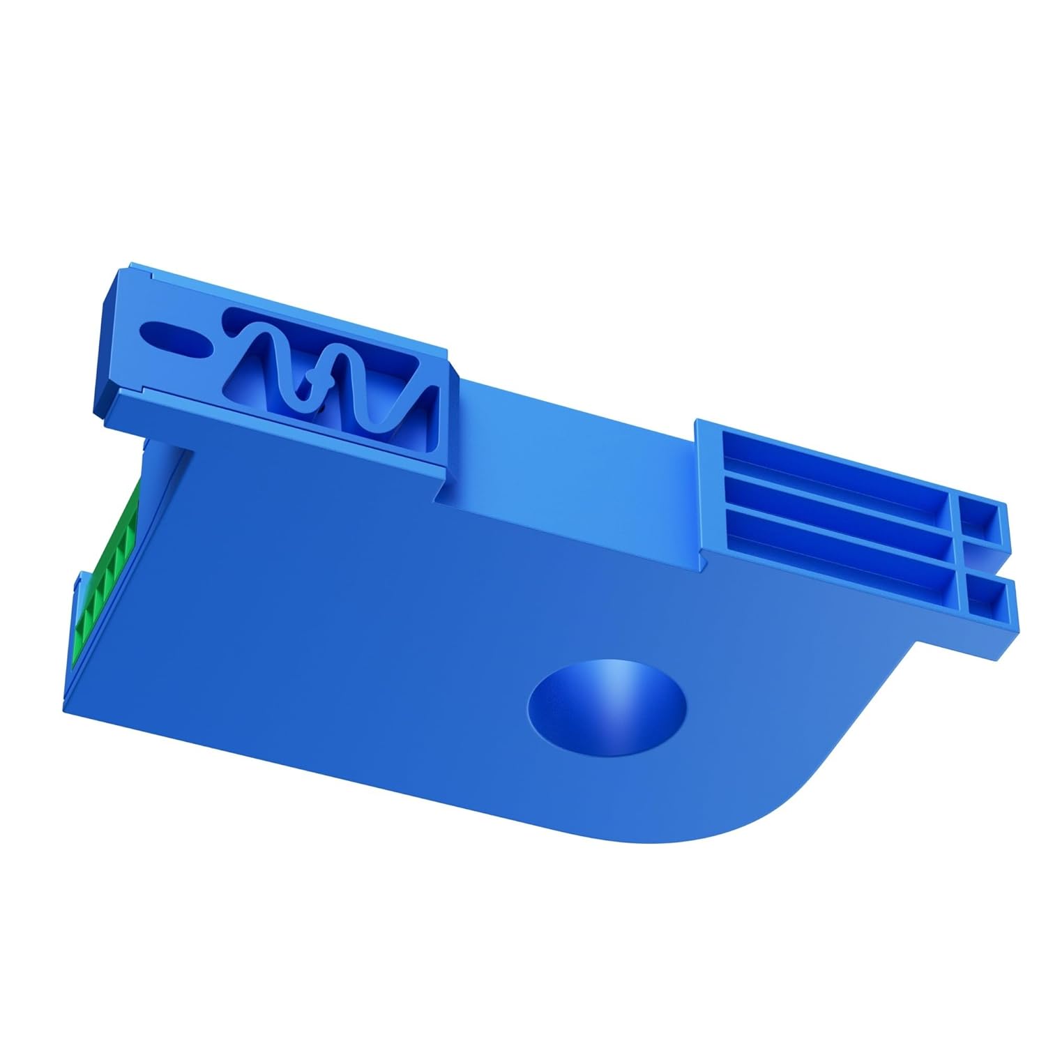 Three-Terminal Isolated Piercing AC Current Transmitter 400A DC24V 4-20MA 0-10V 0-5V 20mm 35mm AC Current Transducer Transmitter(Pore 35mm,AC0-5A in_24V_0-10V O)